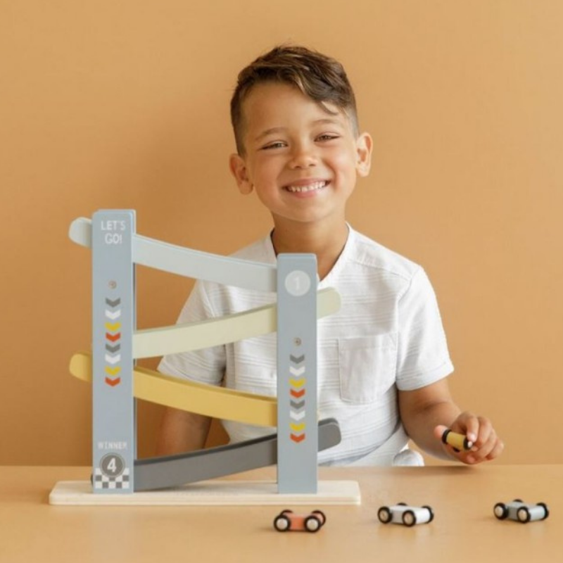 Little Dutch - Ramp Racer - Scivolo con macchinine