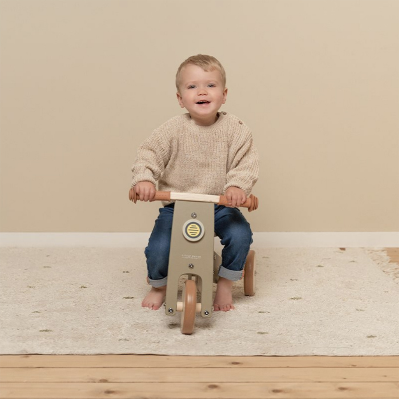 Little Dutch - Triciclo Primi Passi - 1-3 anni - Olive
