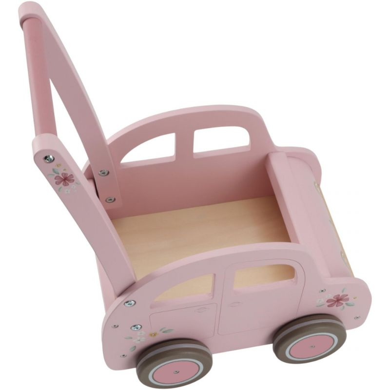 Little Dutch - Primi Passi Macchinina Rosa - Flowers and Butterflies