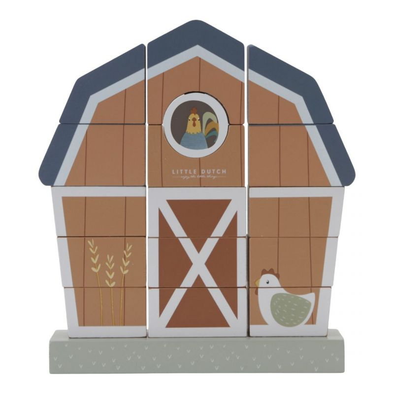 Little Dutch - Puzzle impilabile Fattoria - Little Farm