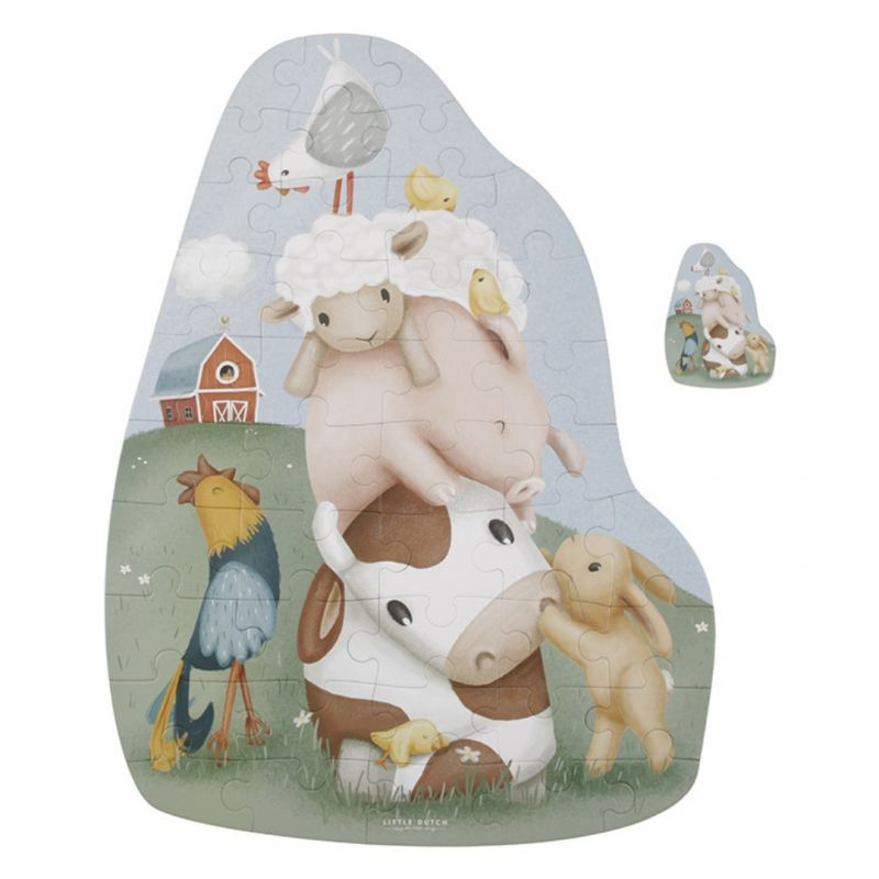 Little Dutch - Puzzle XXL sagomato - Little Farm