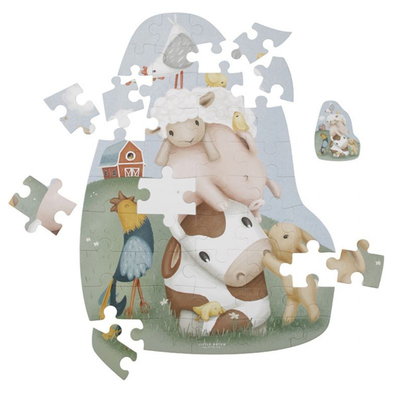 Little Dutch - Puzzle XXL sagomato - Little Farm