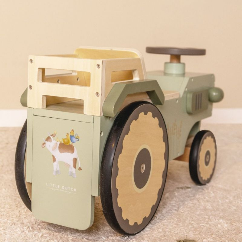 Little Dutch - Trattore cavalcabile - Olive