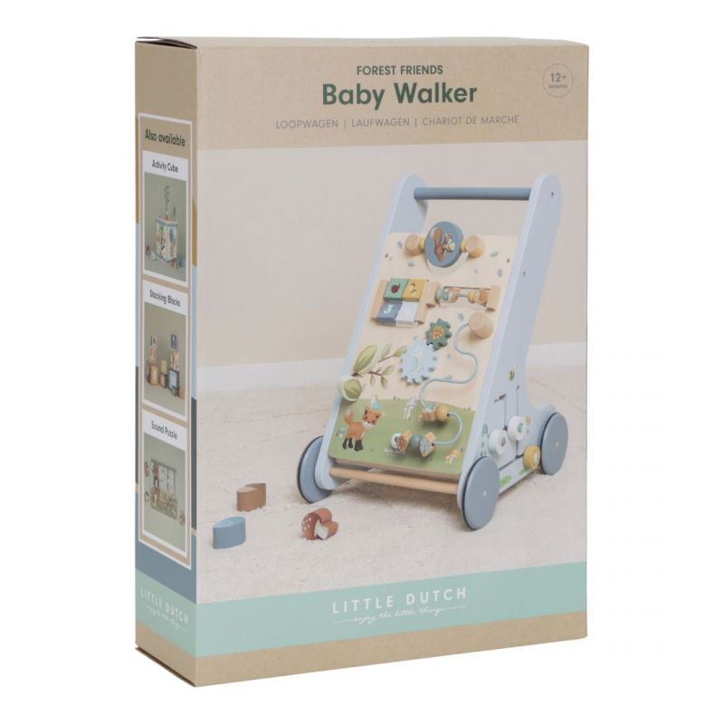 Little Dutch - Baby walker Pirmipassi multi-attività - Forest Friends