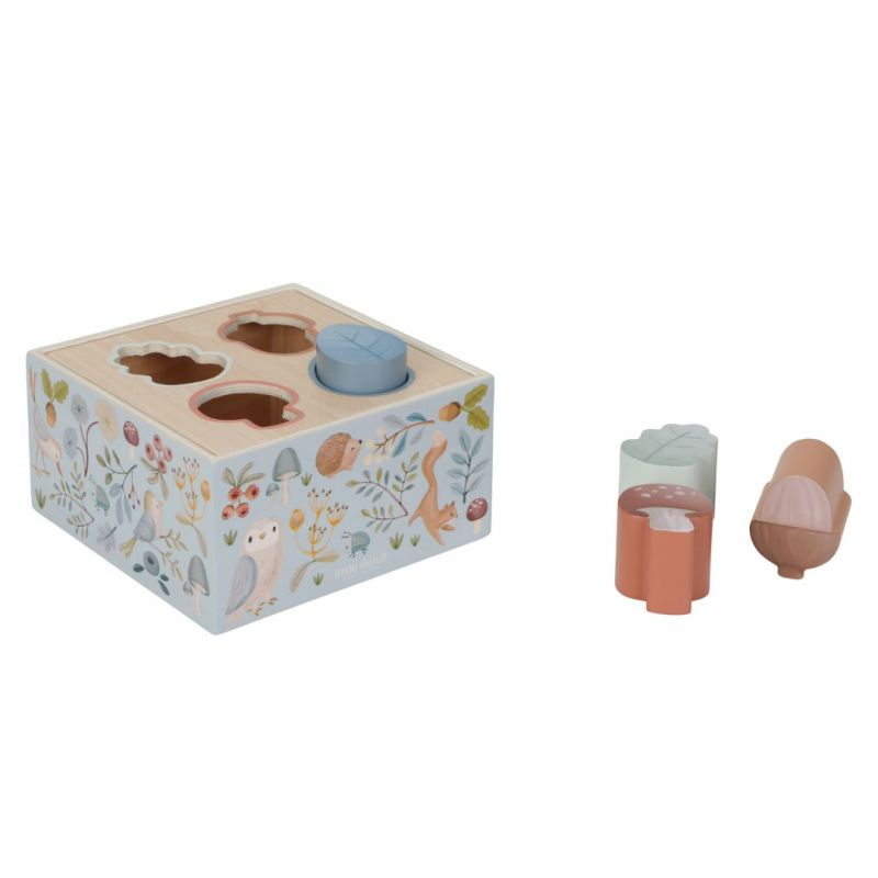 Little Dutch - Cubo con forme ad incastro - Forest Friends