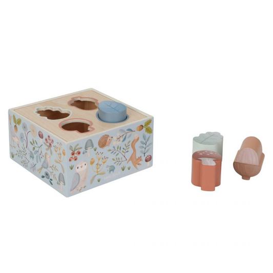 Little Dutch - Cubo con forme ad incastro - Forest Friends
