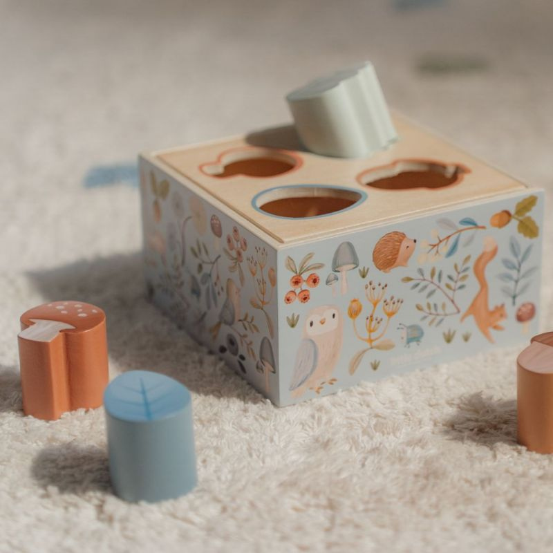 Little Dutch - Cubo con forme ad incastro - Forest Friends