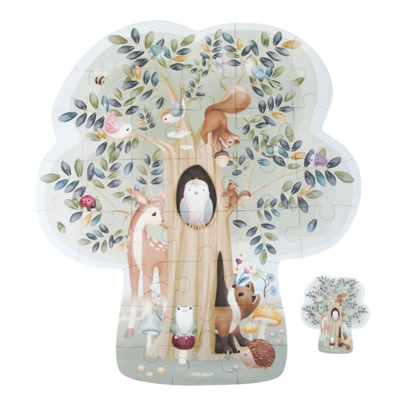 Little Dutch - Puzzle XXL sagomato - Forest Friend