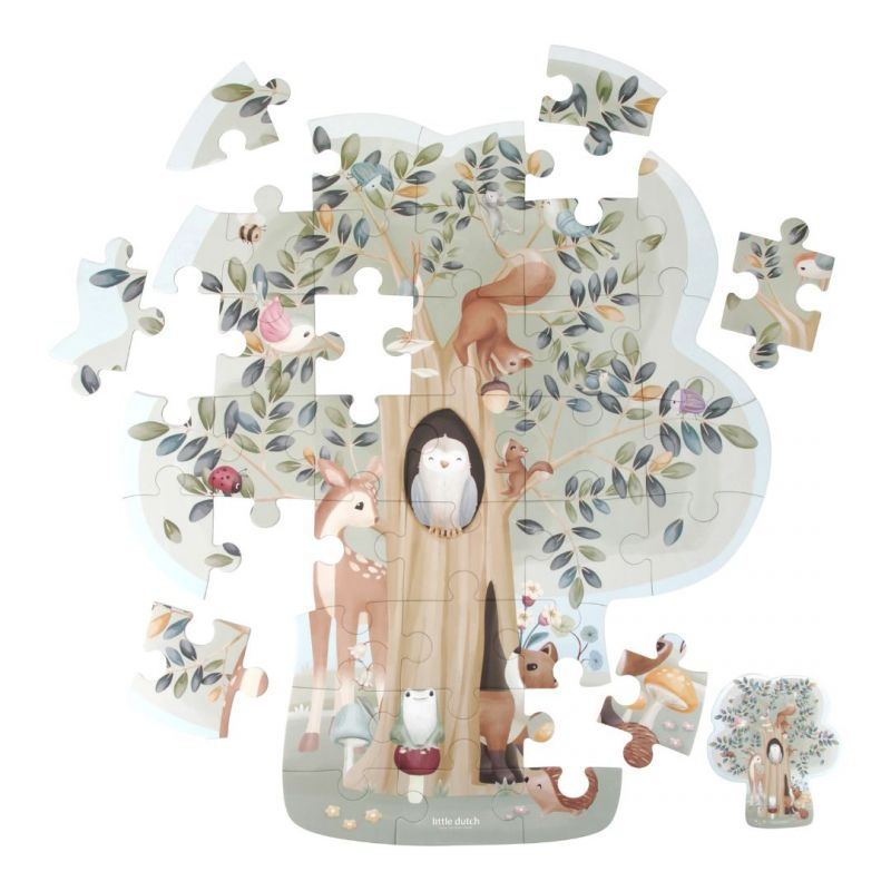 Little Dutch - Puzzle XXL sagomato - Forest Friend