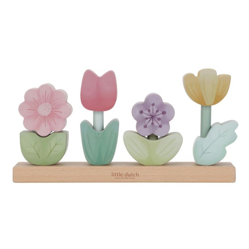 Little Dutch - Puzzle impilabile Fiori - Fairy Garden