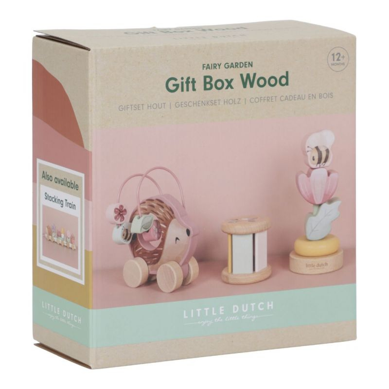 Little Dutch - Gift box - 3 pcs giochi in legno - Fairy Garden
