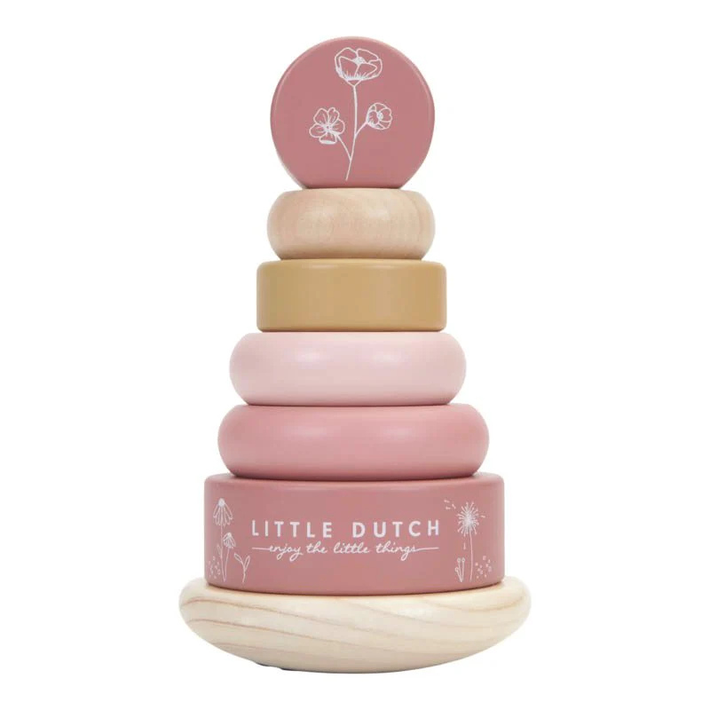 Little Dutch - Rocking ring stacker - anelli da impilare - Rosa