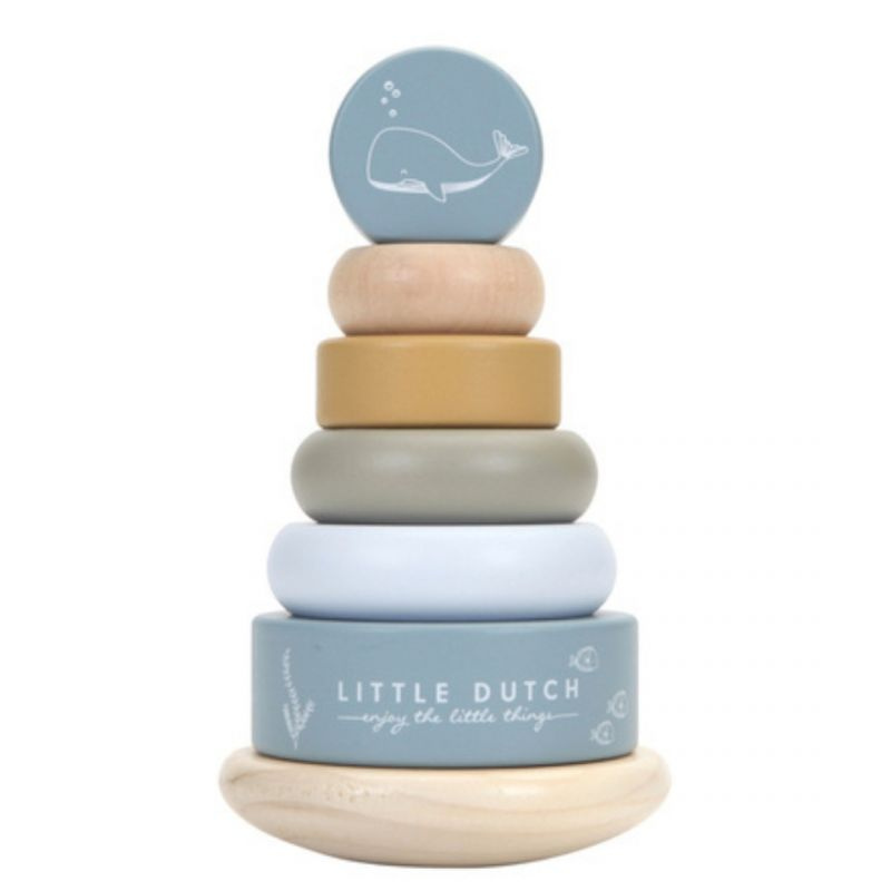 Little Dutch - Rocking ring stacker - anelli da impilare - Blu