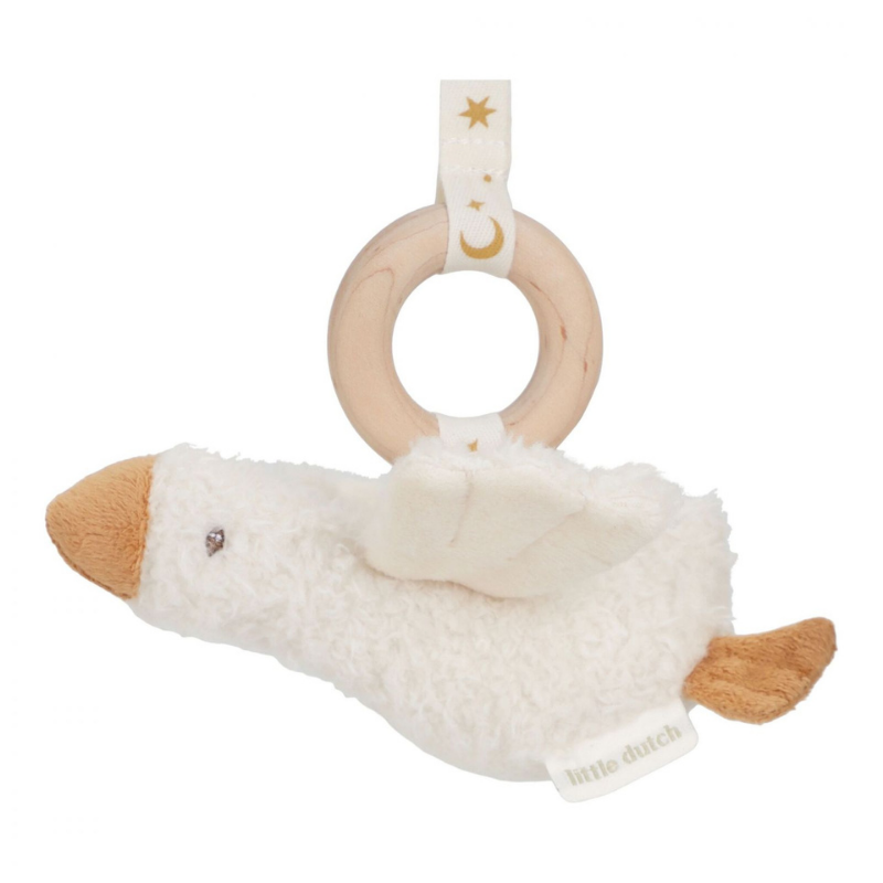 Little Dutch - Palestrina in legno - bianca - Newborn Naturals
