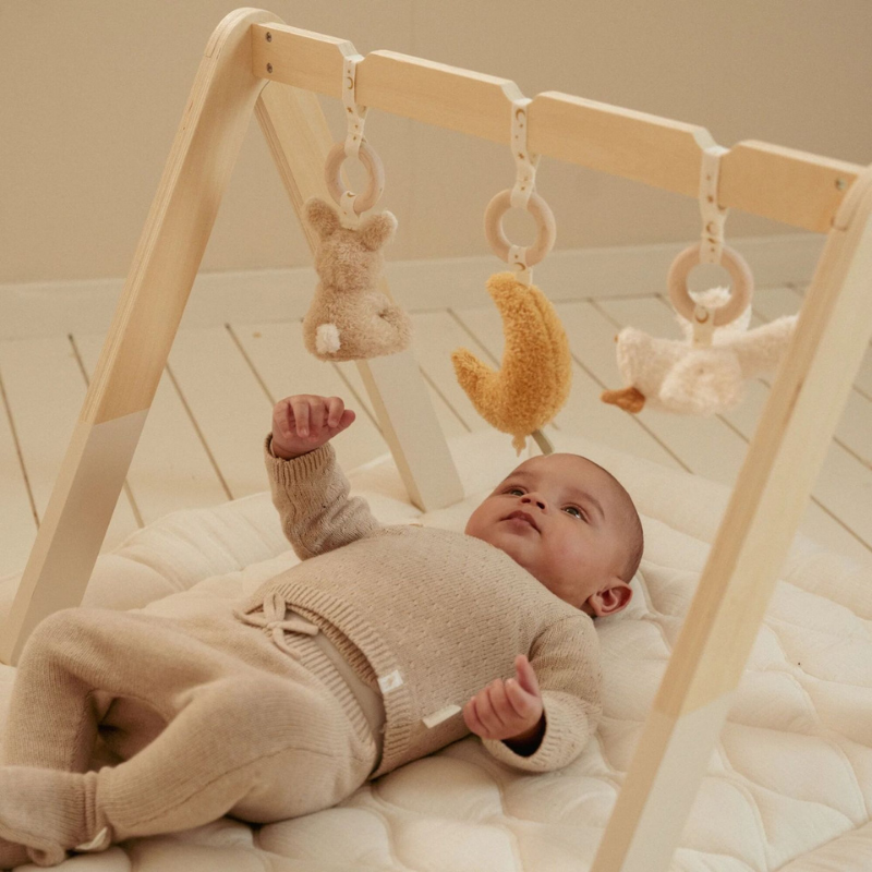 Little Dutch - Palestrina in legno - bianca - Newborn Naturals