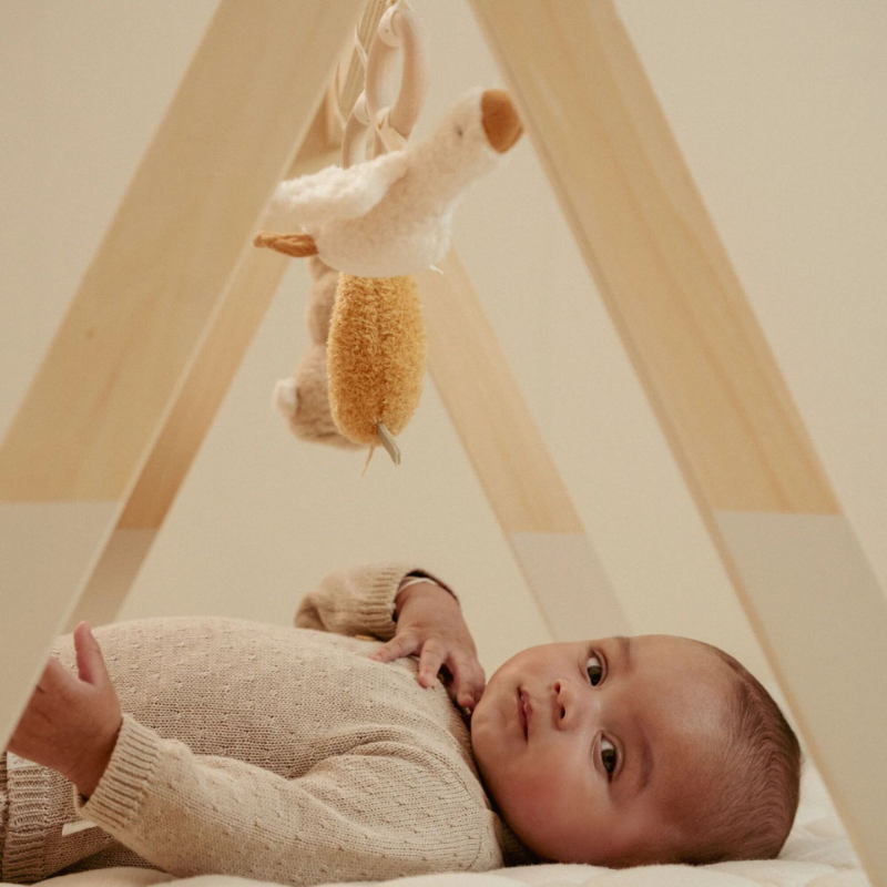 Little Dutch - Palestrina in legno - bianca - Newborn Naturals
