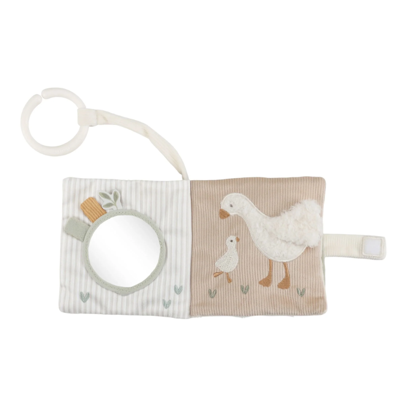 Little Dutch - Libro in stoffa multi attività con gancio per passeggino - Little Goose