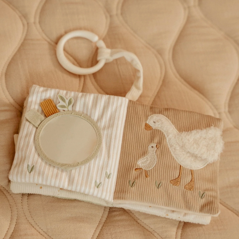 Little Dutch - Libro in stoffa multi attività con gancio per passeggino - Little Goose