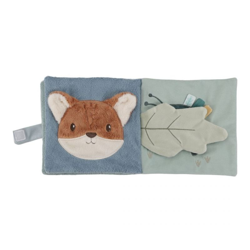 Little Dutch - Libro in stoffa multi attività - blu - Forest Friends