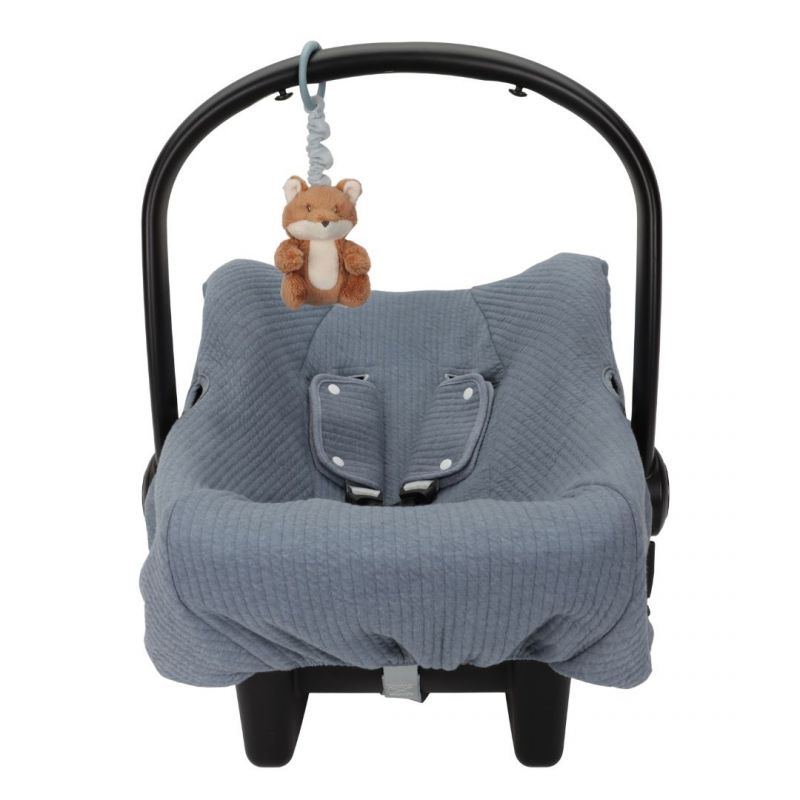 Little Dutch - Gioco tira e shake da passeggino - volpe blu - Forest Friend