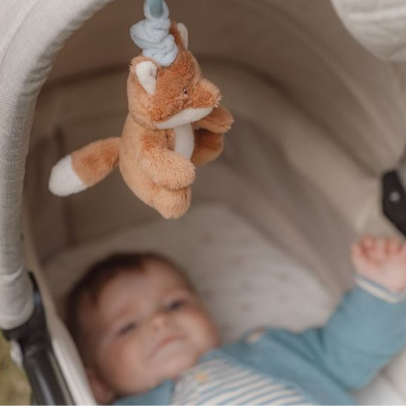 Little Dutch - Gioco tira e shake da passeggino - volpe blu - Forest Friend