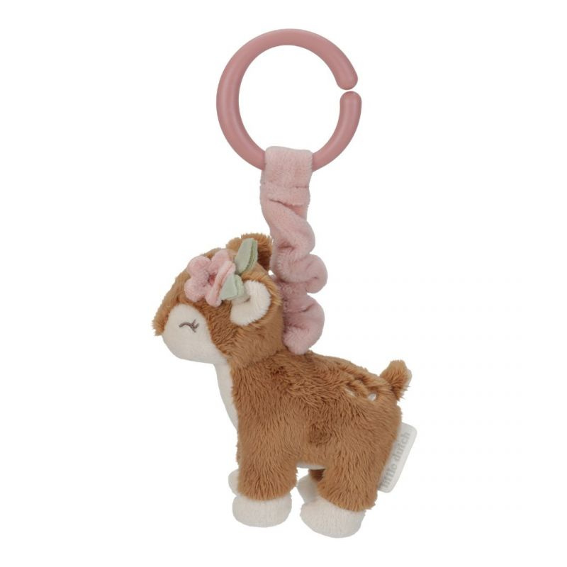 Little Dutch - Gioco tira e shake da passeggino - cerbiatto rosa - Fairy Garden