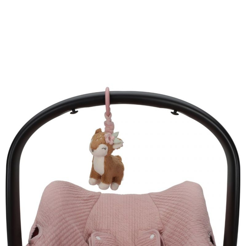 Little Dutch - Gioco tira e shake da passeggino - cerbiatto rosa - Fairy Garden