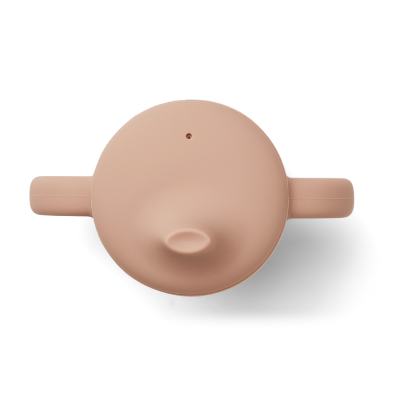 Liewood Neil Sippy Cup Rosa | Bicchiere Silicone Beccuccio Bimbi