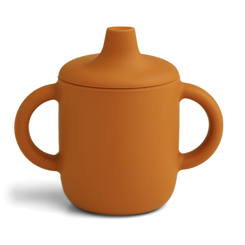 Liewood Neil Sippy Cup Senape | Bicchiere Silicone Beccuccio Bimbi