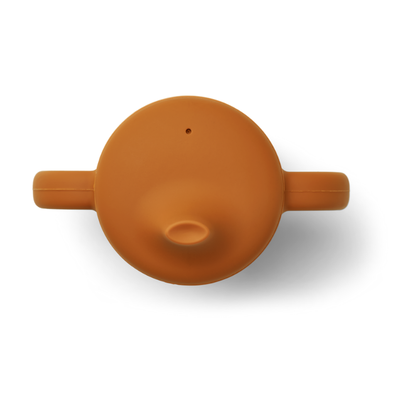 Liewood Neil Sippy Cup Senape | Bicchiere Silicone Beccuccio Bimbi