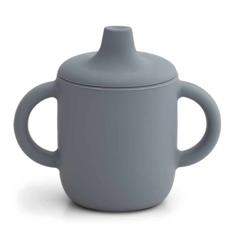 Liewood Neil Sippy Cup Blu | Bicchiere Silicone Beccuccio Bimbi