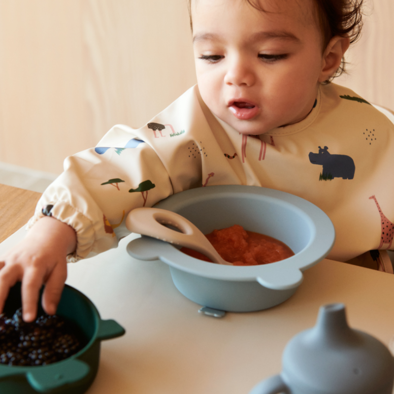 Liewood Neil Sippy Cup Blu | Bicchiere Silicone Beccuccio Bimbi