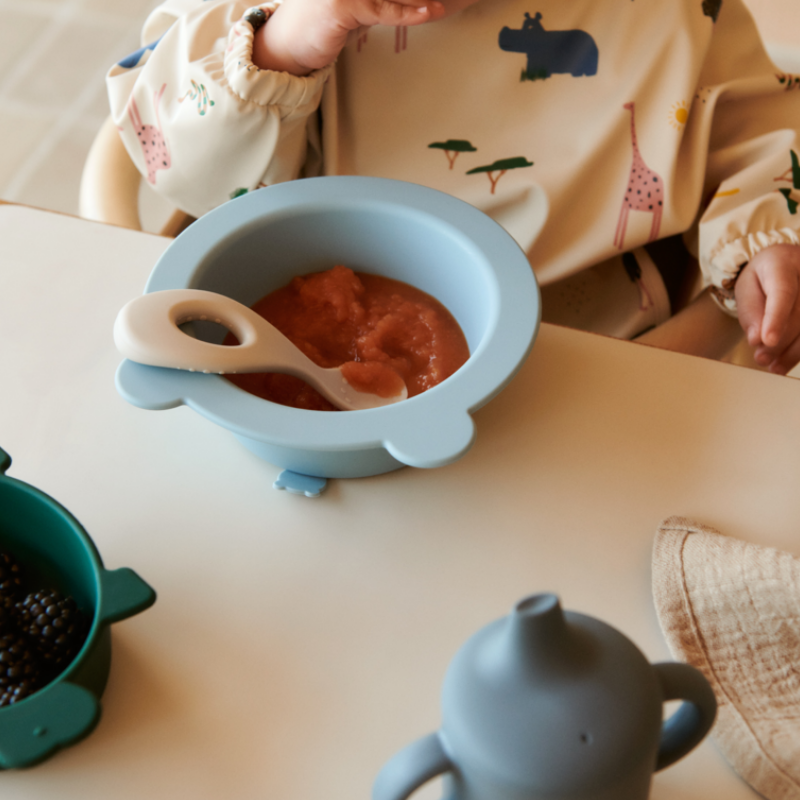 Liewood Neil Sippy Cup Blu | Bicchiere Silicone Beccuccio Bimbi