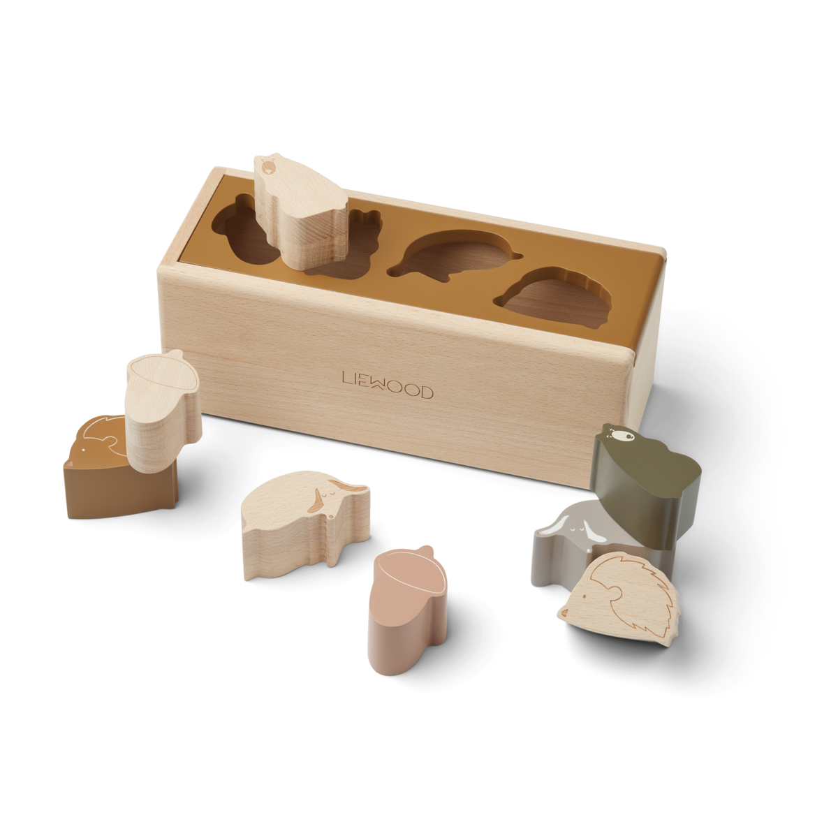 Liewood - Midas - Shape sorter - Forme a incastro - Animali