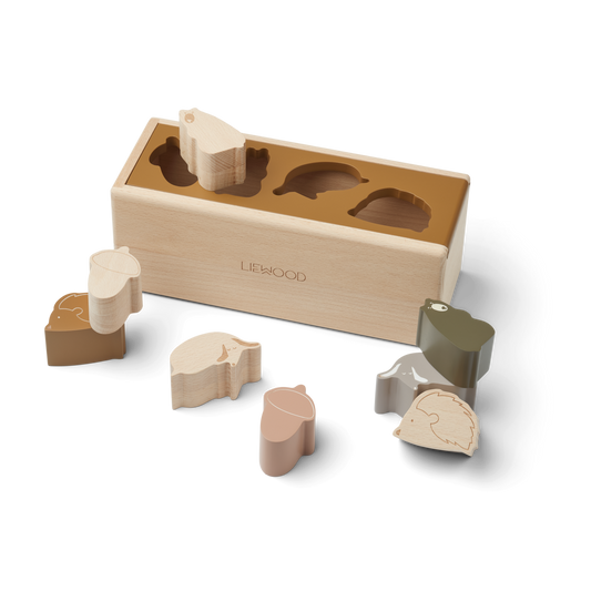 Liewood - Midas - Shape sorter - Forme a incastro - Animali