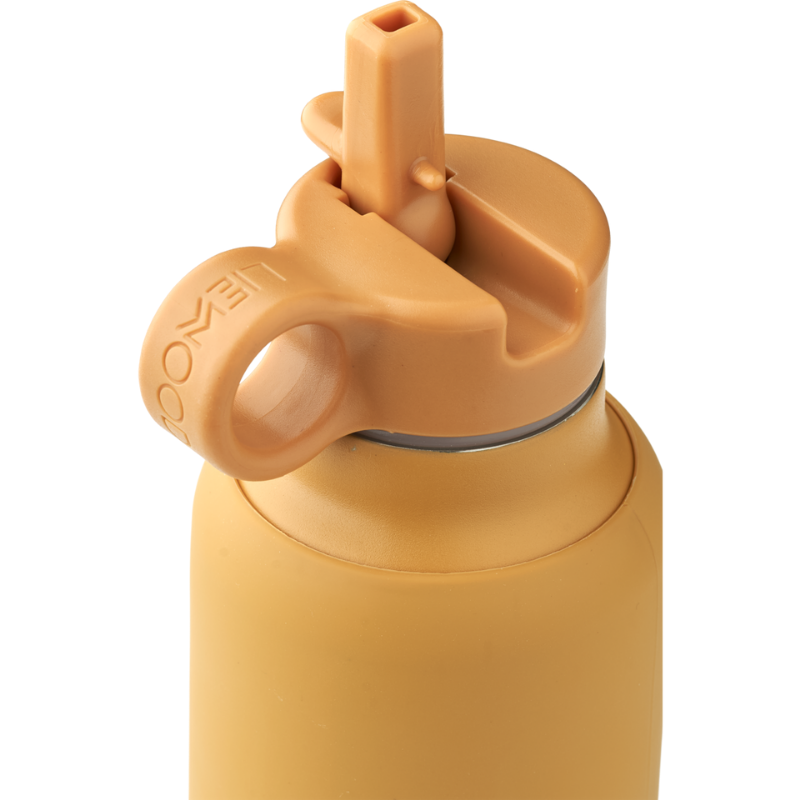 Liewood - Stork - Borraccia termica in acciaio e silicone 500ml - Giallo