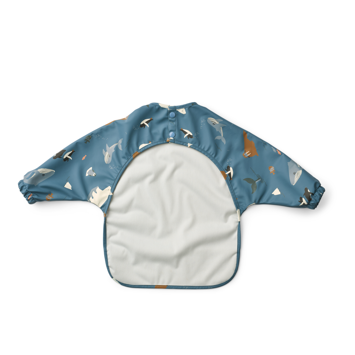 Liewood - Merle - Bavaglio per prime pappe impermeabile a maniche lunghe - Artico