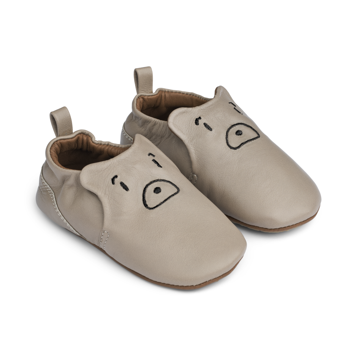 Liewood - Eliot - Pantofole in Pelle - Orso grigio