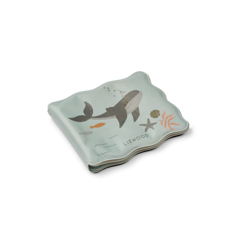 Liewood - Waylon - Libro magico per il bagnetto - Animali del Mare