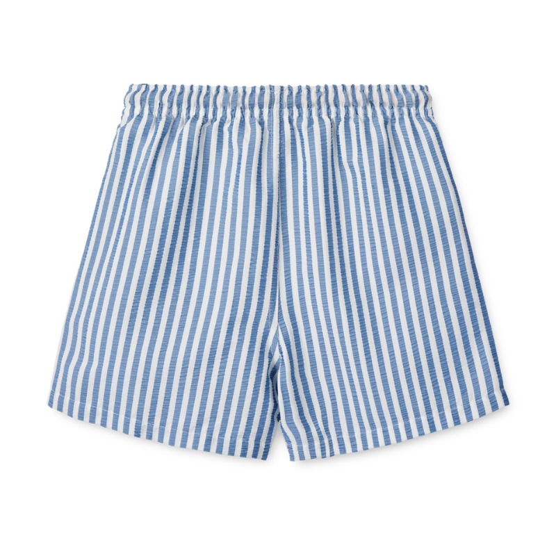 Liewood - Duke - Costume Shorts Crispy - Righe Blu e Crema