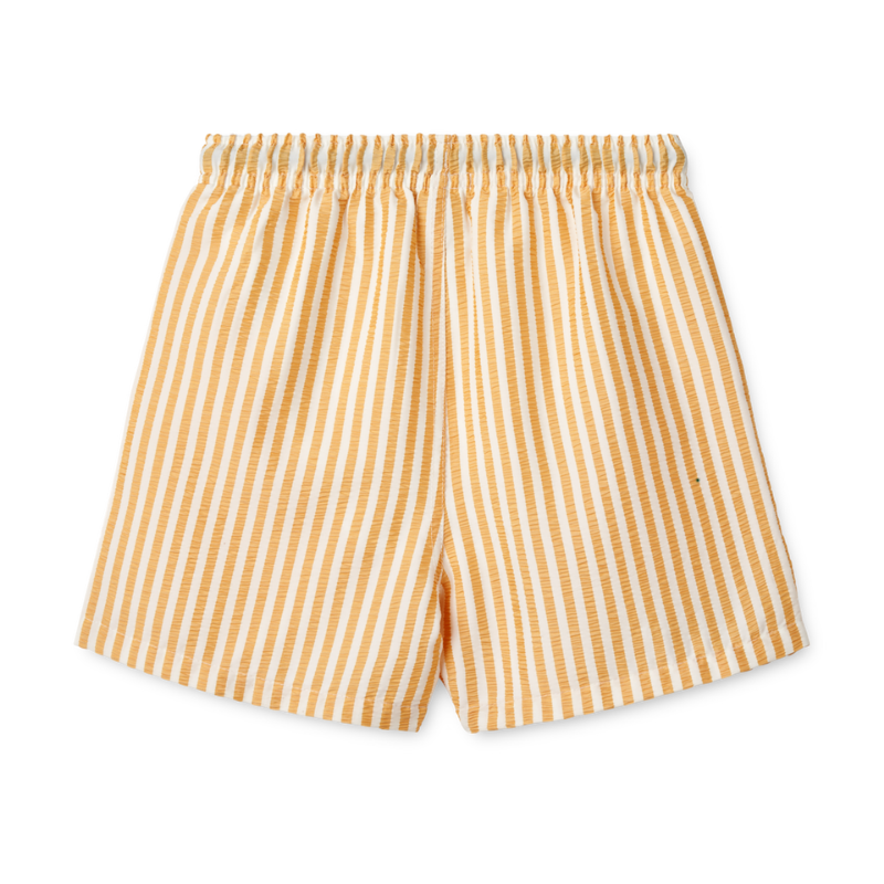Liewood - Duke - Costume Shorts Crispy - Righe Giallo e Crema