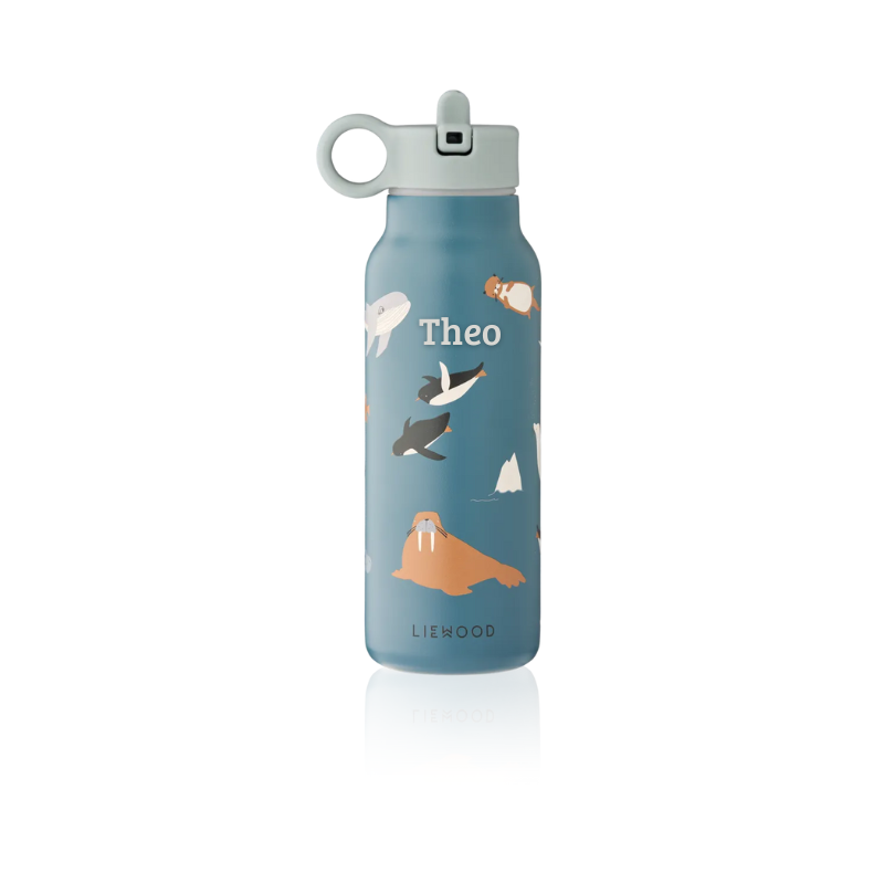 Liewood Falk Borraccia Termica Acciaio Mare Artico 350ml | Bambini
