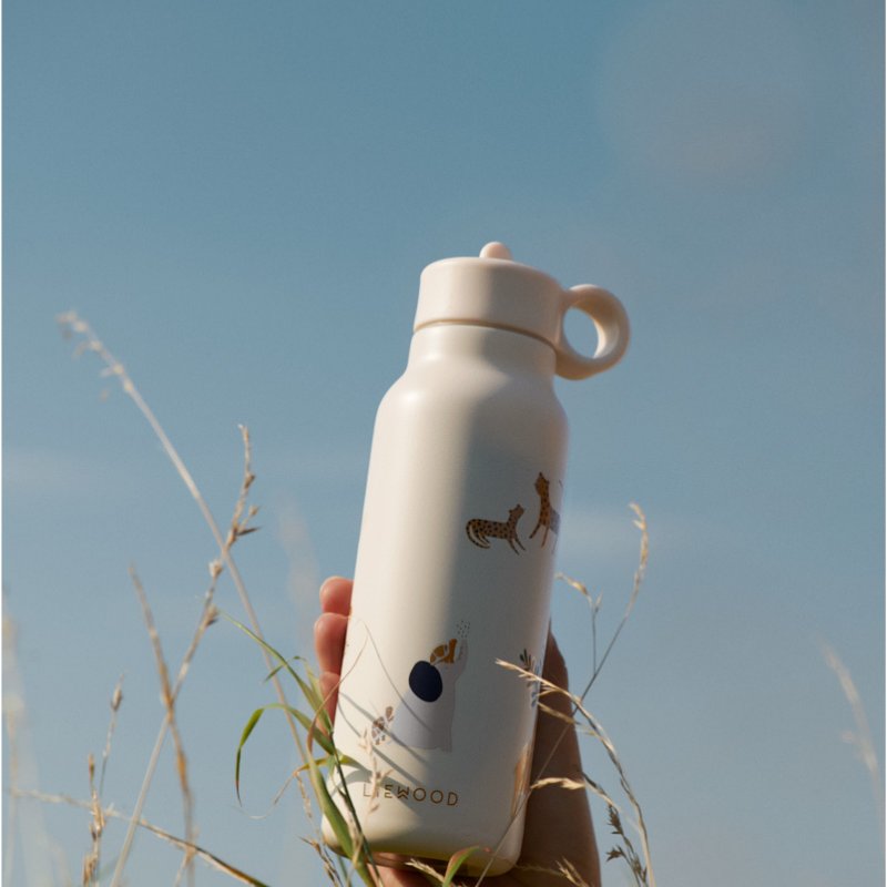 Liewood Falk Borraccia Termica Acciaio Animali Savana 350ml | Bambini