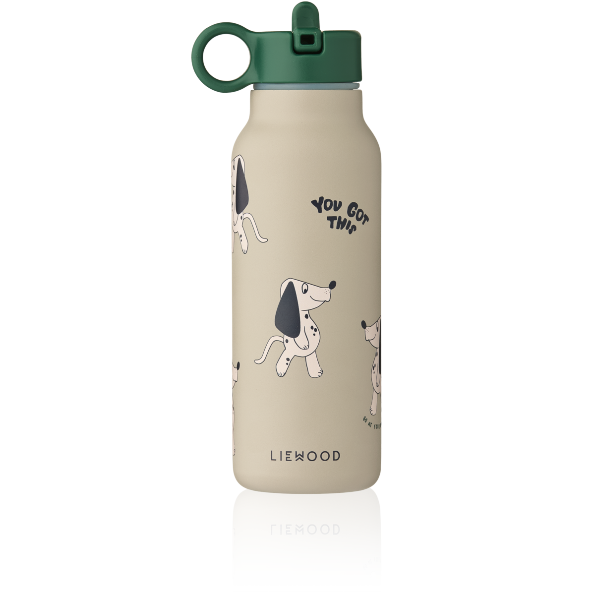 Liewood - Falk - Borraccia termica in acciaio 350ml - Dakota Dog Nebbia
