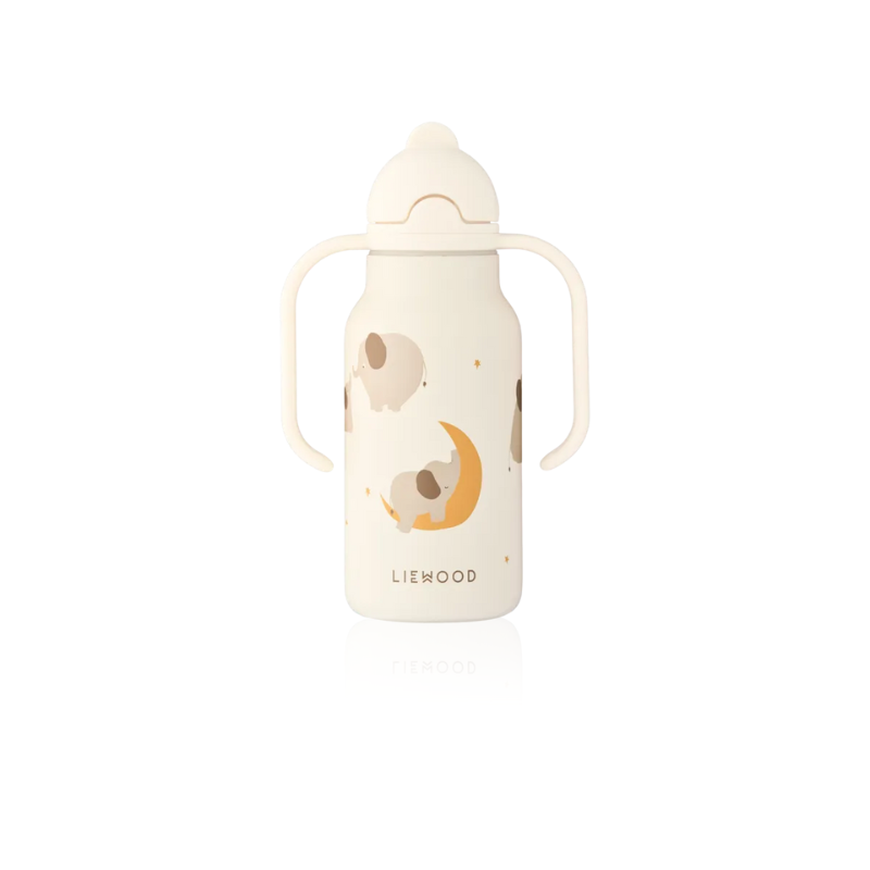 Liewood - Kimmie - Borraccia termica in acciaio con i manici 250ml - Elefantini