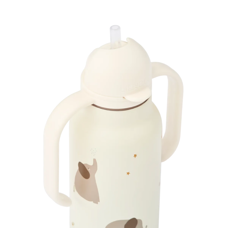 Liewood - Kimmie - Borraccia termica in acciaio con i manici 250ml - Elefantini