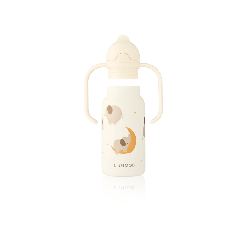 Liewood - Kimmie - Borraccia termica in acciaio con i manici 250ml - Elefantini