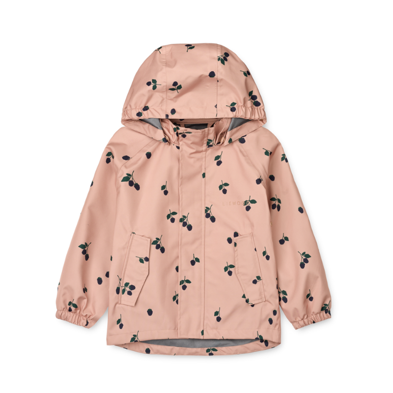 Liewood - Pedia - Completo Giacca e Pantaloni antipioggia - Bambini over 4Y - Berry Rosa