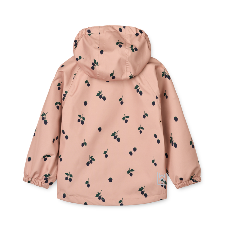 Liewood - Pedia - Completo Giacca e Pantaloni antipioggia - Bambini over 4Y - Berry Rosa