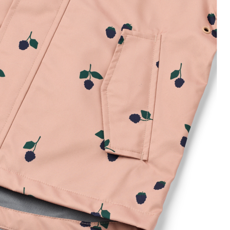 Liewood - Pedia - Completo Giacca e Pantaloni antipioggia - Bambini over 4Y - Berry Rosa